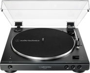 Alternative view 1 of Audio Technica - ASP-LP60X-GM Fully Automatic Belt-Drive Stereo Turntable - Gunmetal/Black