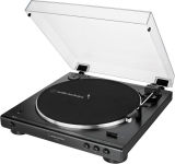 Alternative view 2 of Audio Technica - ASP-LP60X-GM Fully Automatic Belt-Drive Stereo Turntable - Gunmetal/Black
