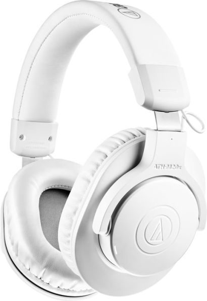 Audio Technica Bluetooth White Headphone