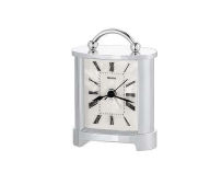 Title: Bulova Regent Silverplate Carriage Clock - B2634