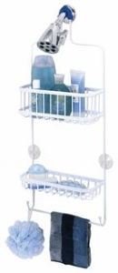 Title: Zenith Products White Shower Caddy 7617WW