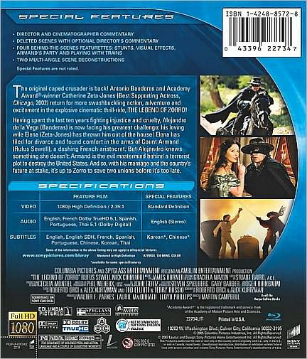 The Legend of Zorro [Blu-ray]