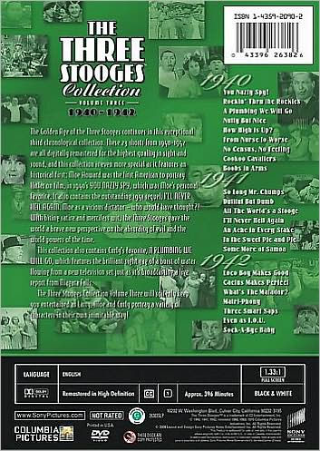 The Three Stooges Collection, Vol. 3: 1940-1942 [2 Discs]