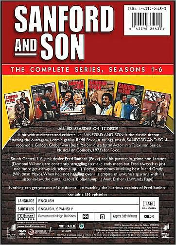 Sanford and Son: The Complete Series [17 Discs] [Hub Pack]