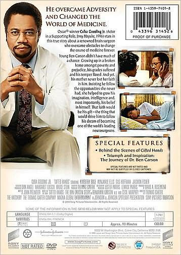 Gifted Hands The Ben Carson Story by Thomas Carter Thomas Carter