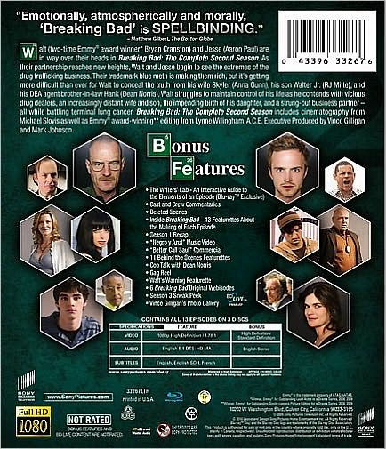 Breaking Bad: The Complete Second Season [3 Discs] [Blu-ray]
