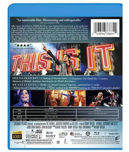 Michael Jackson's This Is It [Blu-ray]