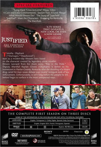 Justified: The Complete First Season [3 Discs]