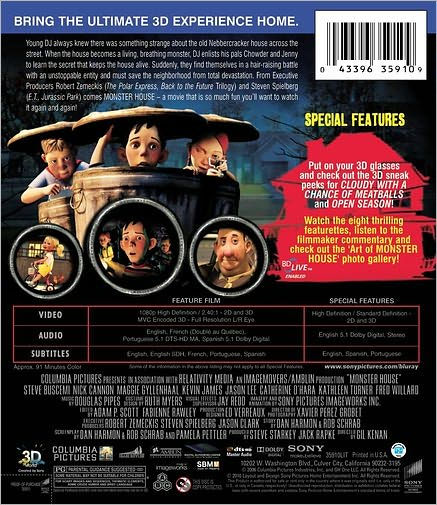 Monster House [3D] [Blu-ray]