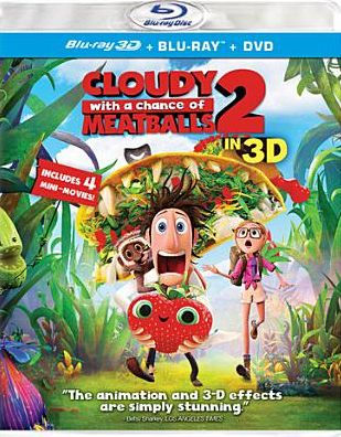 Cloudy With a Chance of Meatballs 2 [Includes Digital Copy] [3D] [Blu-ray/DVD]