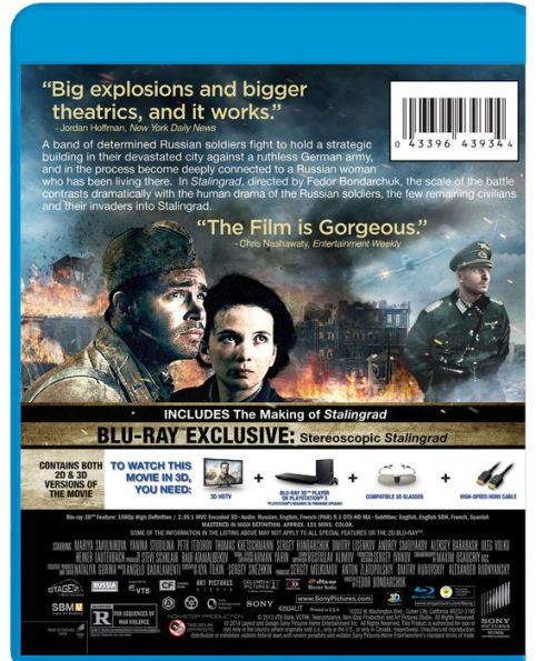 Stalingrad [2 Discs] [Includes Digital Copy] [Blu-ray]