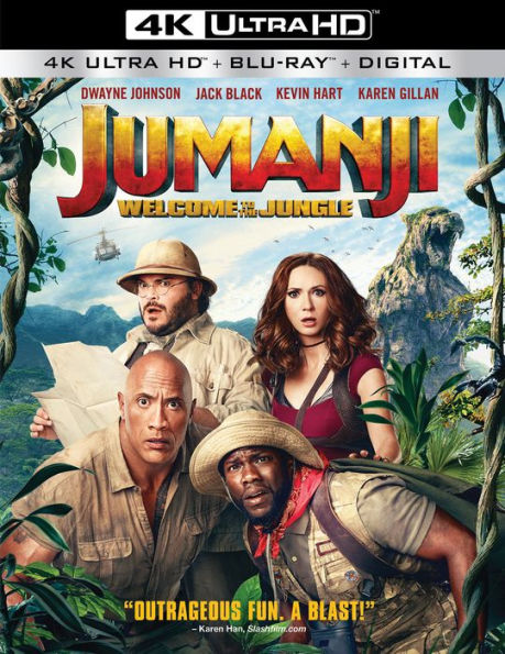 Jumanji: Welcome to the Jungle [Includes Digital Copy] [4K Ultra HD Blu-ray/Blu-ray]
