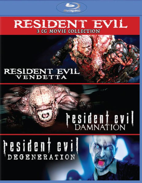 Resident Evil: Damnation/Resident Evil: Degeneration/Resident Evil: Vendetta [Blu-ray]