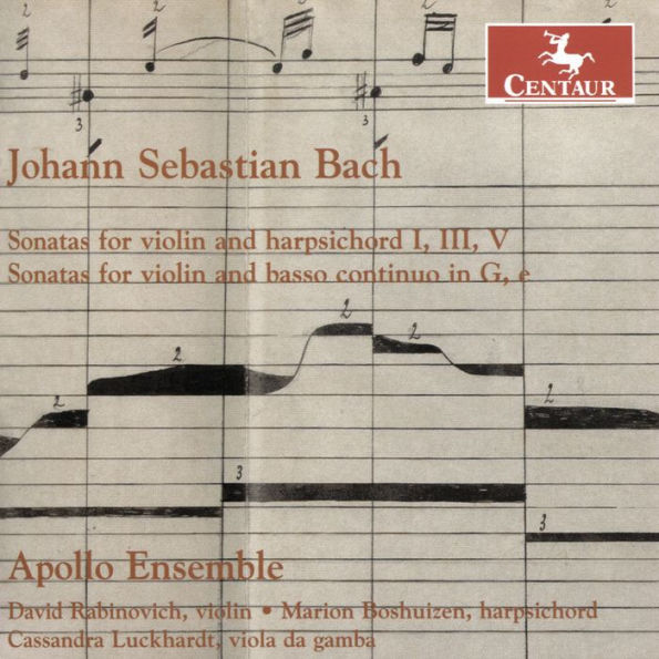 Johann Sebastian Bach: Sonatas for Violin and Harpsichord I, III, V; Sonatas for Violin and Baso Continuo in G, e