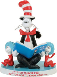 Title: Seuss The Cat in the Hat Reading Thing 1 & 2 Figurine