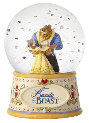 Beauty & the Beast Snow Globe designed by Jim Shore for ...