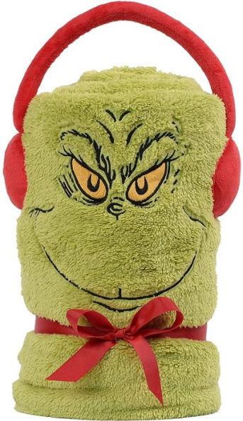 Grinch Snowthrow Fleece Blanket