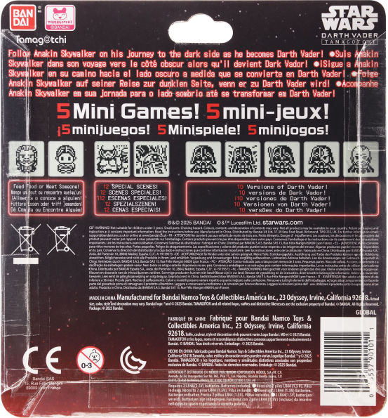 "Tamagotchi x Star Wars" Darth Vader Silicone Case Set