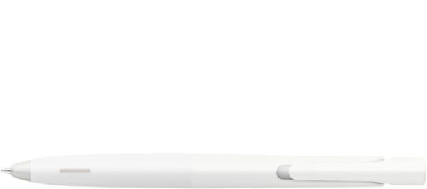 Blen Retractable Gel 0.7mm White/Black Ink 2pk