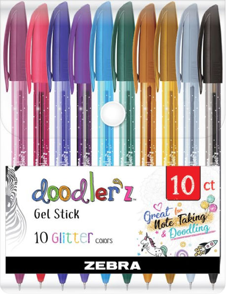 Doodler'z Gel Stick Assorted 10pk