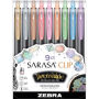 Sarasa Clip Decoshine Metallic Gel Ink Retractable Pen - 9pk