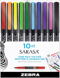 Title: Sarasa Fineliner Pen 0.8mm Assorted 10Pk