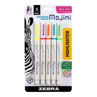 Title: Zebra Mojini Highlighter 5pk