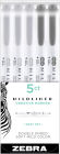 Mildliner Double Ended Highlighter Assorted Gray 5Pk