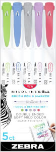 Title: Mildliner Double Ended Brush Asst Cool & Refined Color 5Pk