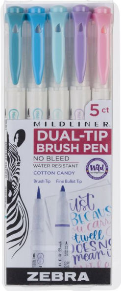 Mildliner Brush Assorted Cotton Candy 5pk