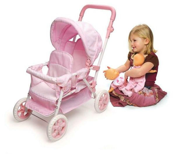 Double Front-to-Back Doll Stroller