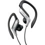 Jvc Haeb75S Sport Style Ear-Clip Headphones - Silver