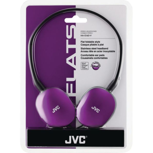 JVC America FLAT Headpones - Violet