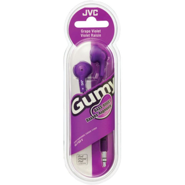 JVC GUMY EARBUDS - GRAPE VIOLET