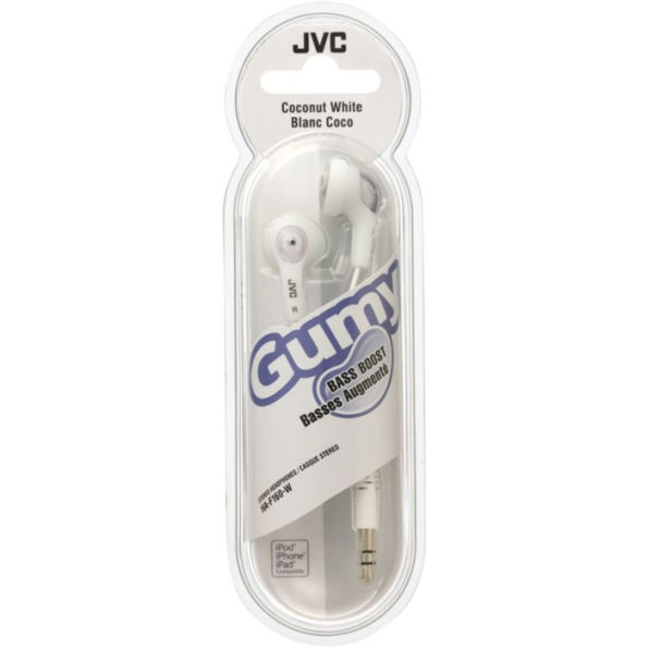 JVC GUMY EARBUDS - COCONUT WHIT