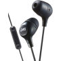 Marshmallow Inner-Ear Headphones with Microphone (Black)