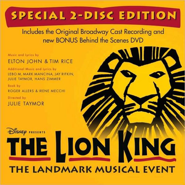 The Lion King [Original Cast Recording] [Bonus DVD]