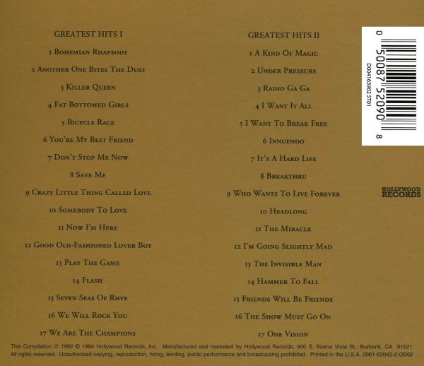 Greatest Hits I-II