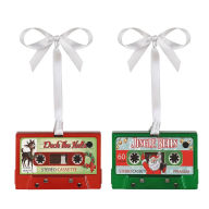 Title: Musical Casette Ornament Assortment Red and Green