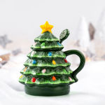 Alternative view 3 of Green Nostalgic Tree Lidded Mug with Spoon
