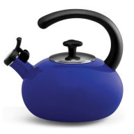 Title: Rachael Ray 55990 2 Quart Teakettle Porcelain Enamel on Steel Curve Teakettle - Blue