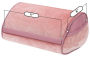 Alternative view 2 of Velour Tablet Pillow, Pink