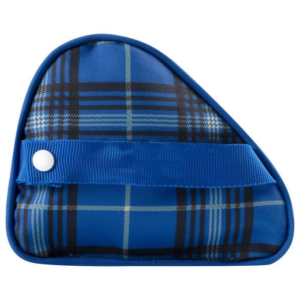 Designer Tablet Pillow, Blue Plaid