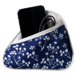 Alternative view 4 of Designer Tablet Pillow, Blue Spring