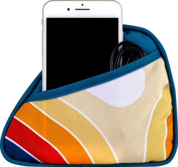 Tablet Pillow, Retro Rainbow