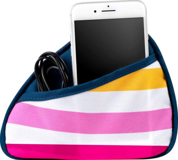 Tablet Pillow, Rainbow Stripes