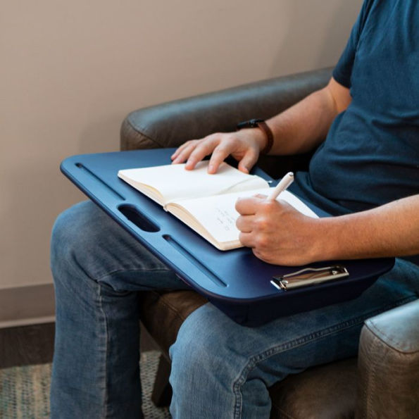 Campus Lap Desk With Clip Medieval Blue