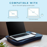 Alternative view 4 of Campus Lap Desk With Clip Medieval Blue