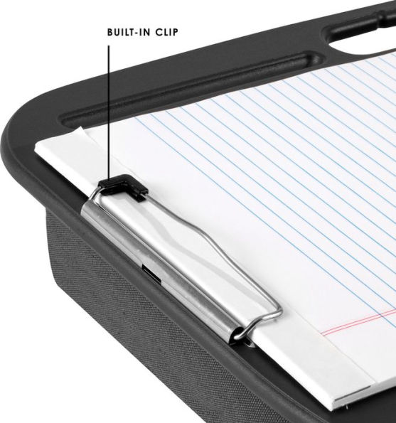 Campus Lap Desk with Clip Charcoal