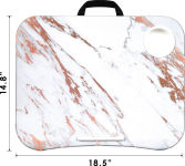 Alternative view 5 of Cup Holder Lap Desk, Rose Marble